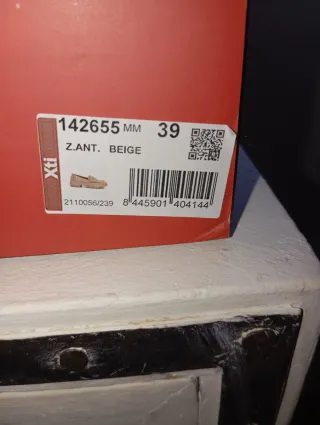 Mocasines beige suela track