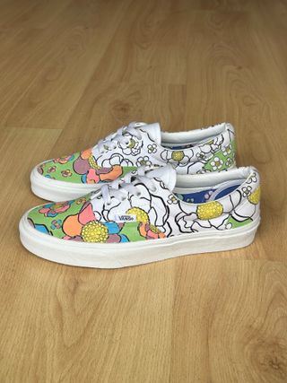 Zapatillas Vans 38, Era U-color floral true White 