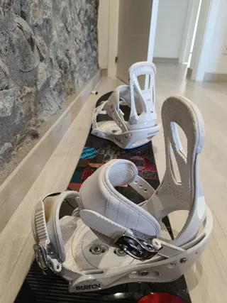 Tabla Snowboard Burton con Fijaciones