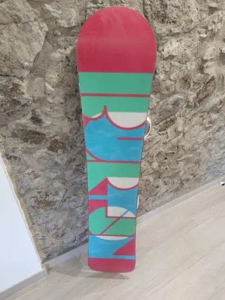 Tabla Snowboard Burton con Fijaciones