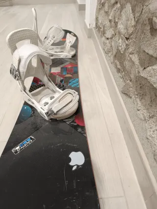 Tabla Snowboard Burton con Fijaciones