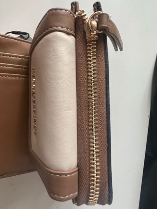Cartera PACO MARTINEZ beige y marrón