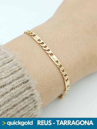040-05-00301 PULSERA ORO 18K BARBADA 21.7CM