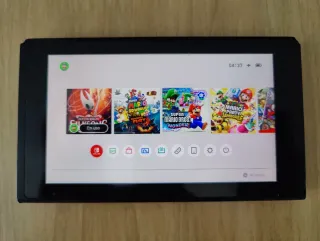 Nintendo Switch + Juegos + Cargador