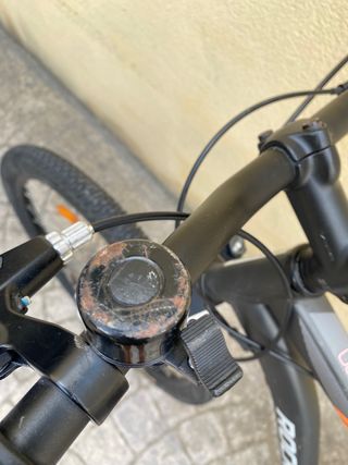 Bicicleta Rockrider ST120 Gris Naranja Talla M