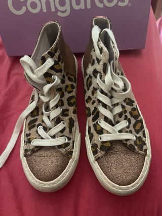 Zapatillas Conguitos Talla 36 Leopardo