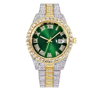 Reloj de lujo hombre con diamantes y esfera