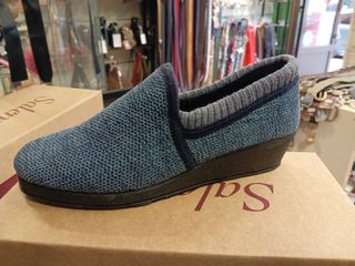 Zapatillas Salemerá Talla 39 Azul/Gris