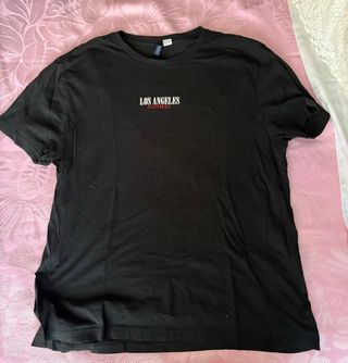 Camiseta Negra Los Angeles Divided