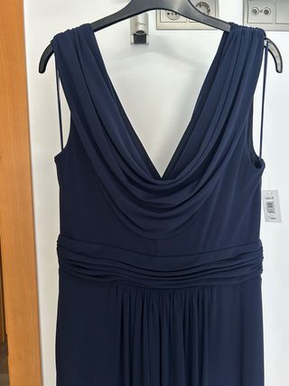 Vestido largo Woman Fiesta azul talla única