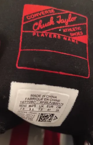Converse talla 41 Chuck Taylor