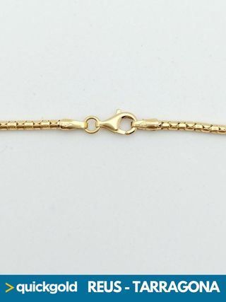 040-02-00394 CADENA ORO DE 18K TOPO 45.1CM