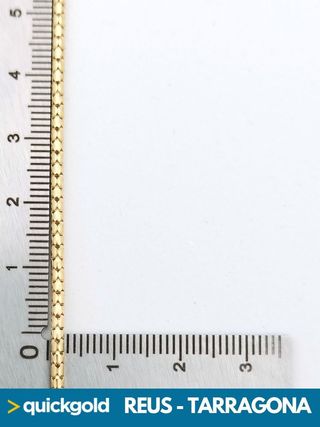 040-02-00394 CADENA ORO DE 18K TOPO 45.1CM