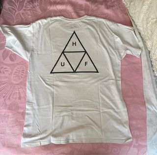 Camiseta HUF Blanca Triángulo