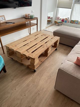 Mesa de centro de palets