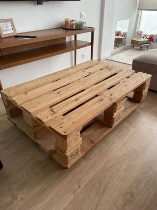 Mesa de centro de palets