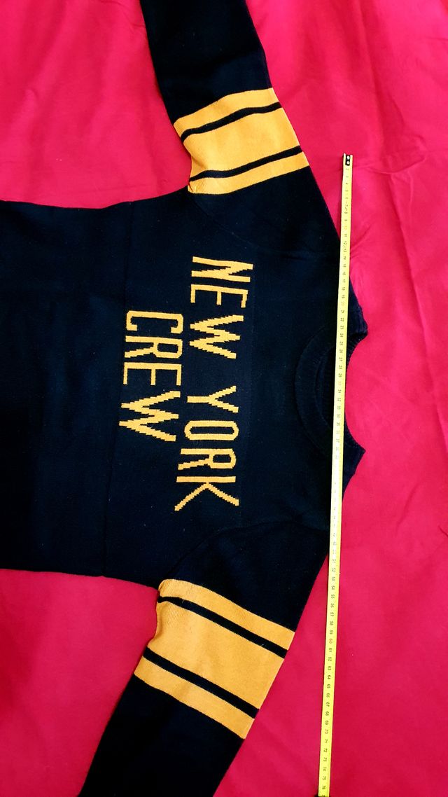 Maglione Alcott nero e giallo slim-fit, Taglia M