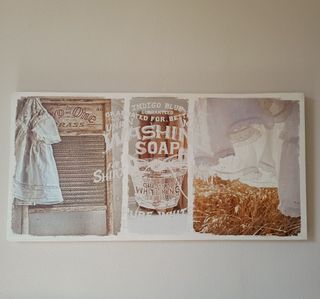 Tela a tre pannelli Two in One Washing Soap