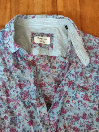 Blusa Massimo Dutti floral mujer