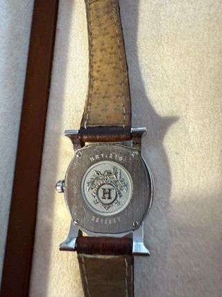 Reloj Hermes Mujer Marrón/Plata