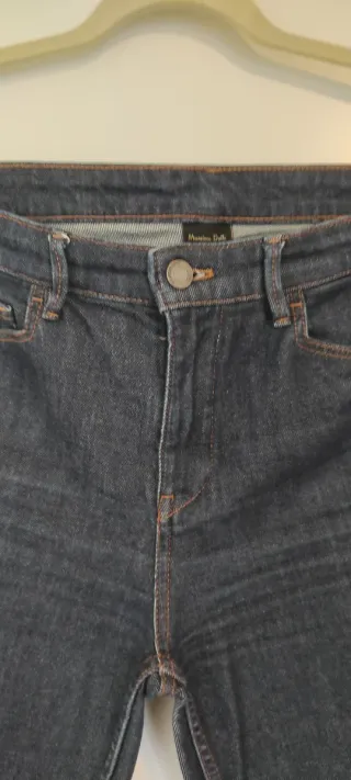 Tejano Massimo Dutti azul oscuro