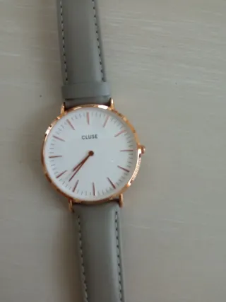 Reloj Cluse color oro rosa y Gris