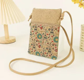 Bolsitos de corcho con estampados