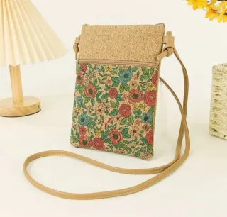 Bolsitos de corcho con estampados
