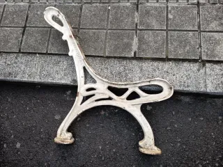 Patas de banco de hierro forjado