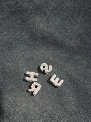 Dijes Pandora Letras Plata