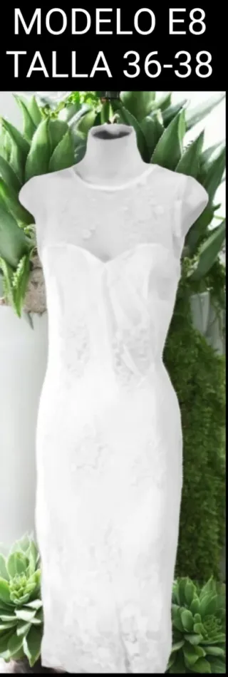 Mod. E7 a E12 Vestidos blancos DISFRAZ