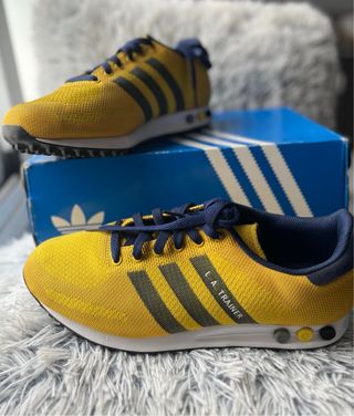 Adidas LA Trainer Weaver Amarillo y Azul
