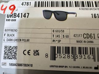 Gafas de sol Ray-Ban negras