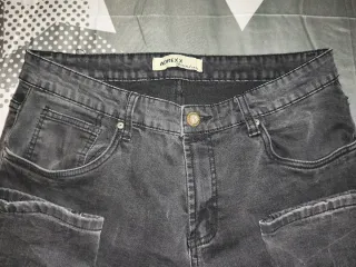 Pantalón vaquero negro de hombre