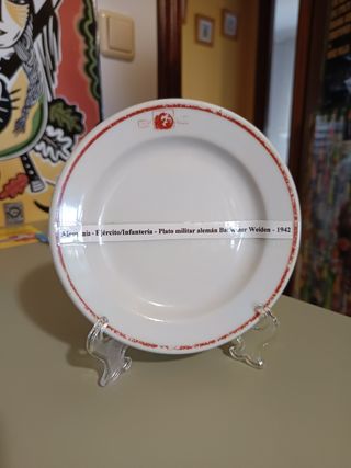 Plato militar alemán Bauscmer Weiden 1942