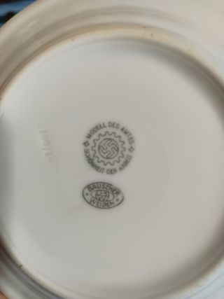 Plato militar alemán Bauscmer Weiden 1942