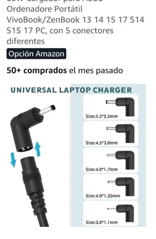 Conectores ASUS VIVOBOOK/ZENBOOK universales