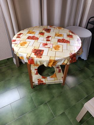 Mesa camilla redonda 90 cm