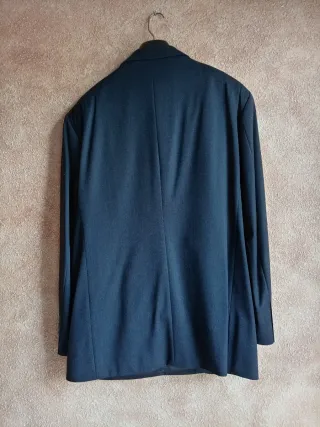 Traje Cruzado Cortefiel T56/50 Gris Marengo