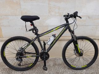 Bicicleta Montaña 26 Negra y Verde