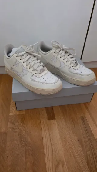 Nike Air Force 1 Beige/Blanco