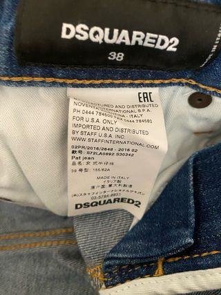 Pantalón DSquared2 Mujer Azul