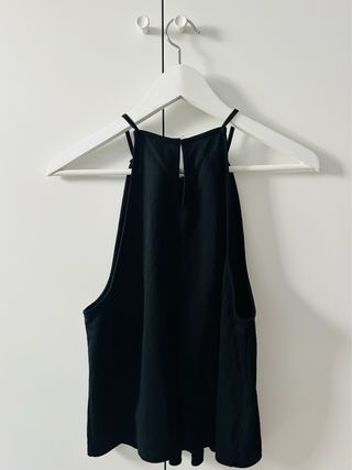 Conjunto lino Mango negro