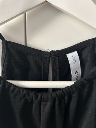 Conjunto lino Mango negro