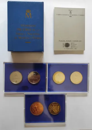 Monedas XXV Aniversario Boda SS.MM. Reyes España