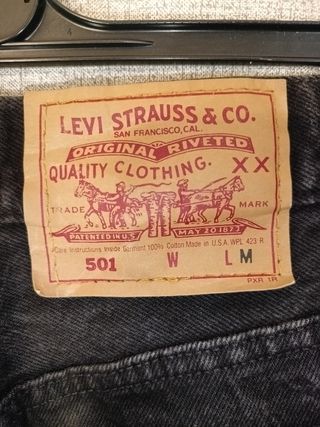 Jeans Levi's 501 Vintage donna Tg. M / made in USA