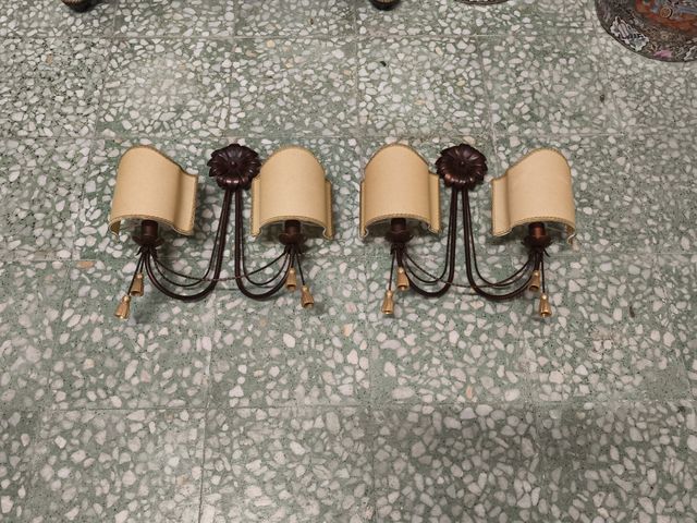 2 Apliques de pared clásicos