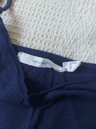 Pijama azul de tirantes