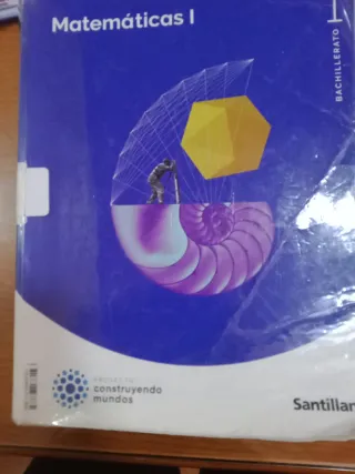 Libro Matemáticas I Bachillerato Santillana
