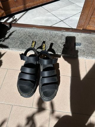 Dr. Martens Blaire Sandali Zeppa Nero